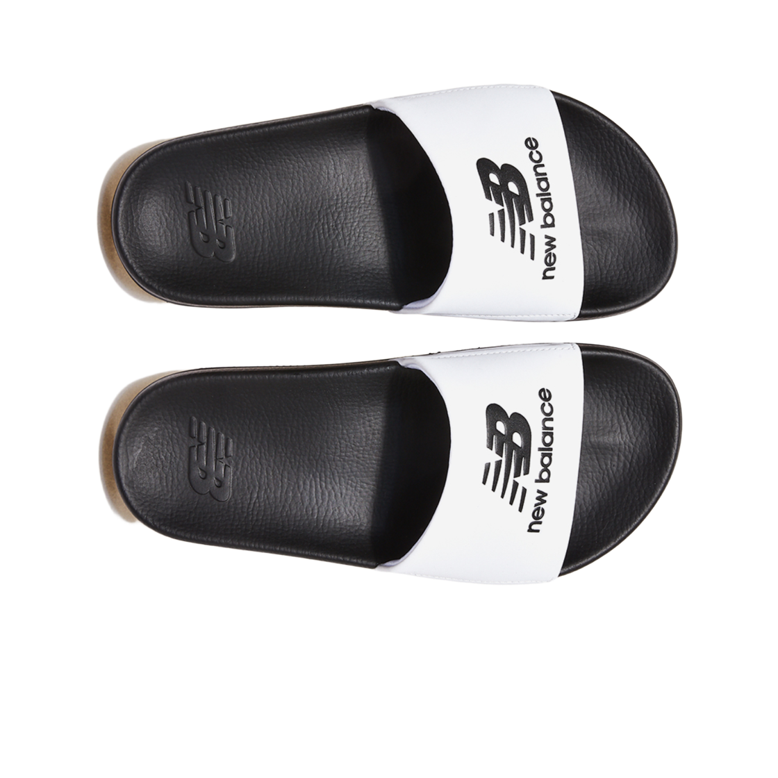 뉴발란스 NB 슬라이드 화이트 블랙(New Balance NB Slide White Black) - 2