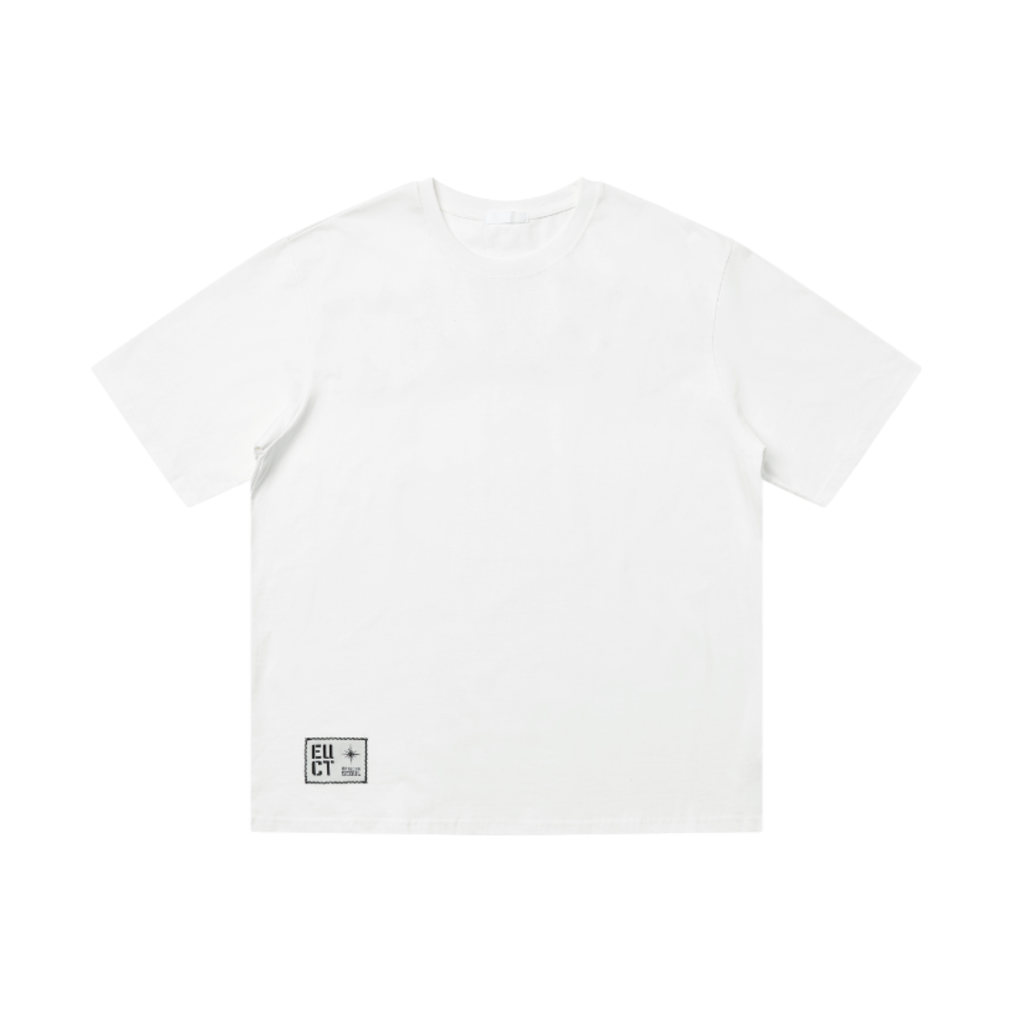 이유씨티 아플리케 오버핏 반팔 티셔츠 - 아이보리(EUCT Applique Oversized Fit Short-Sleeved T-Shirt - Ivory)