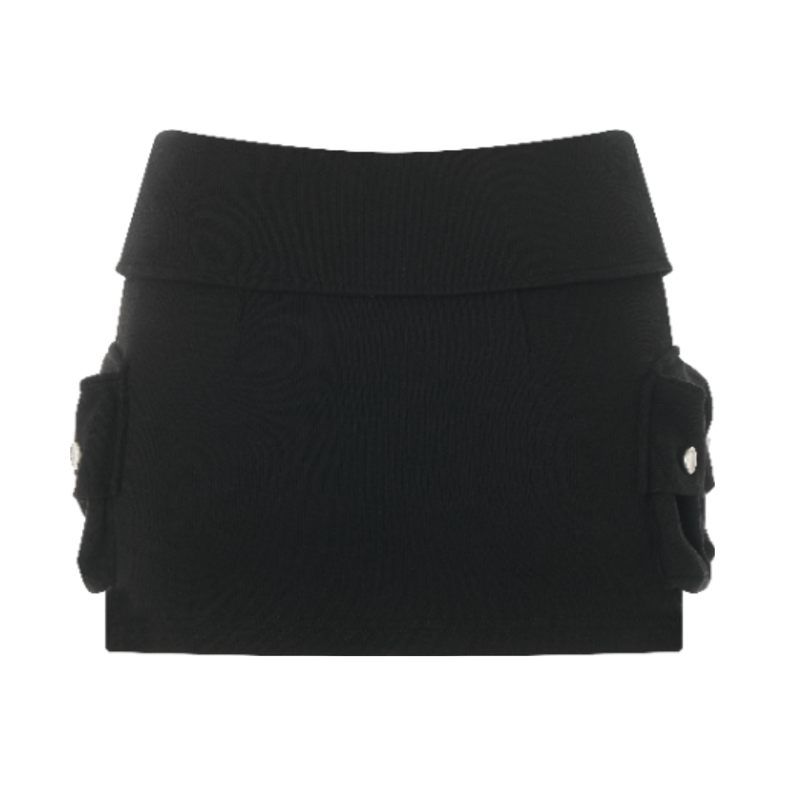 이유씨티 포켓 폴딩 미니스커트 - 블랙(EUCT Pocket Folding Mini Skirt - Black) - 2