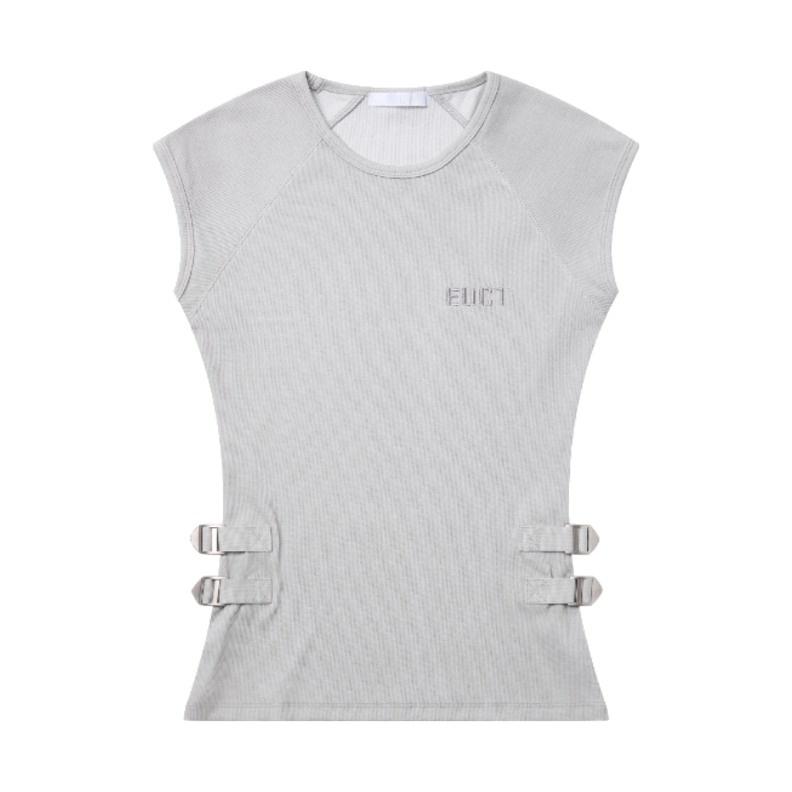 이유씨티 레글런 버클 티셔츠 - 그레이(EUCT Raglan Buckle T-Shirt - Grey)
