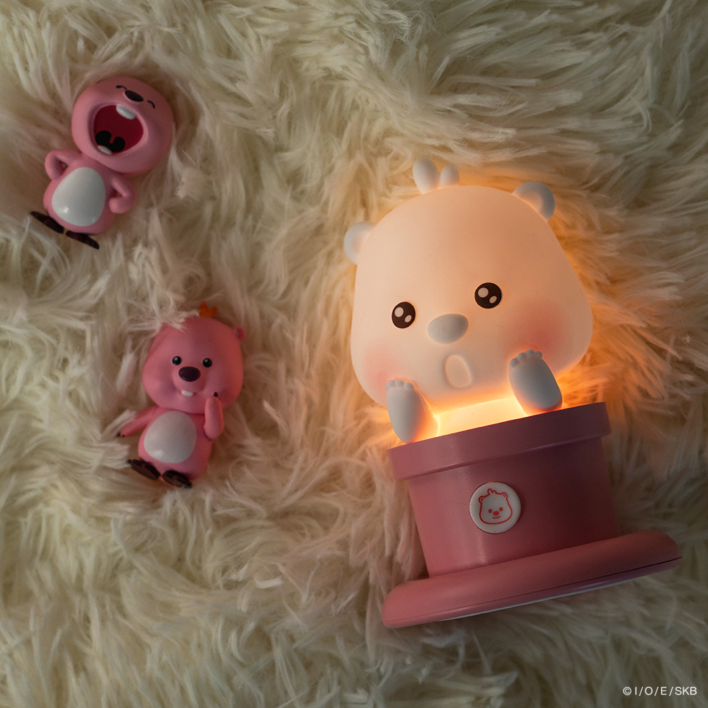 로이체 베이비 잔망루피 터치식 실리콘 수면 무드등(Royche Baby Zanmang Loopy Touch Silicone Night Light) - 6