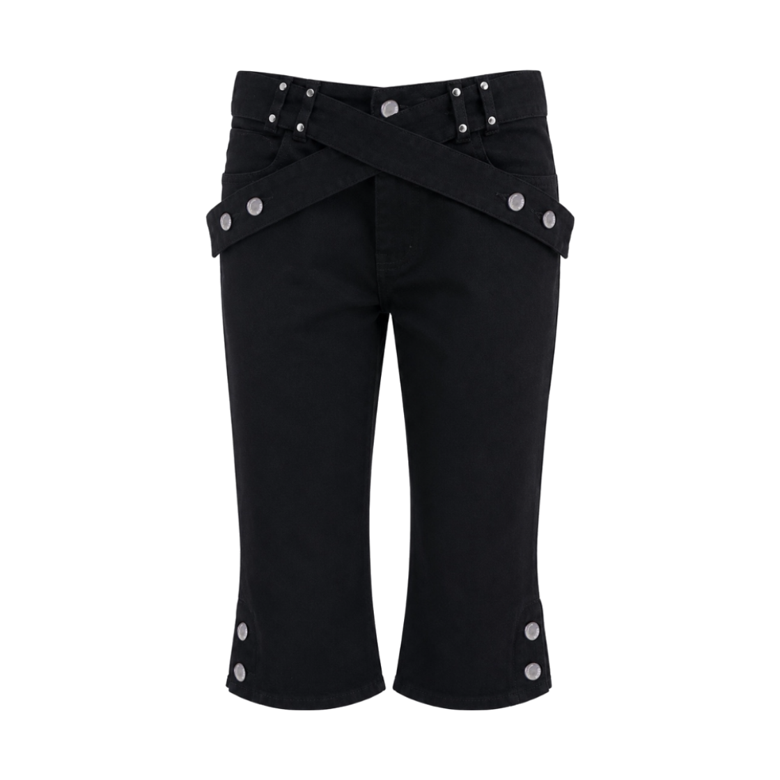 EU26SSPT12 EUCT Cross Belt Capri Pants