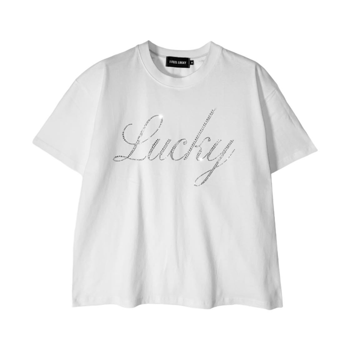 a20 I FEEL LUCKY Lucky Bling T-Shirt White