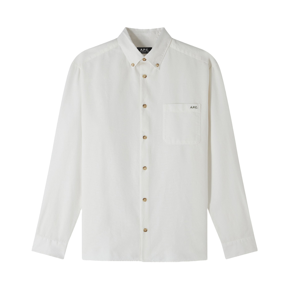COHAH-H12599-AAC A.P.C. Mateo Shirt Blanc Casse