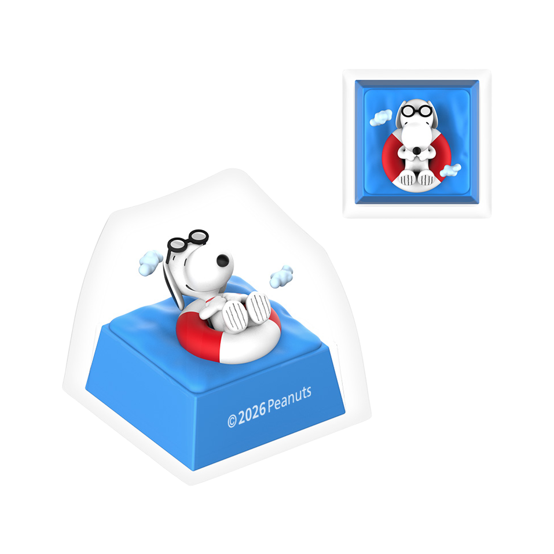 로이체 피너츠 스누피 포인트 커스텀 레진 키캡(Royche Peanuts Snoopy Point Custom Resin Keycap)