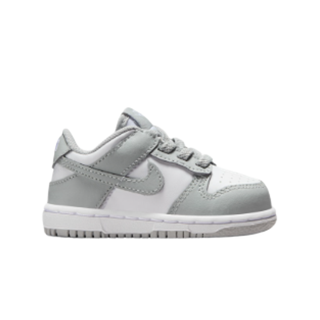FB9107-123 (TD) Nike Dunk Low White Light Smoke Grey