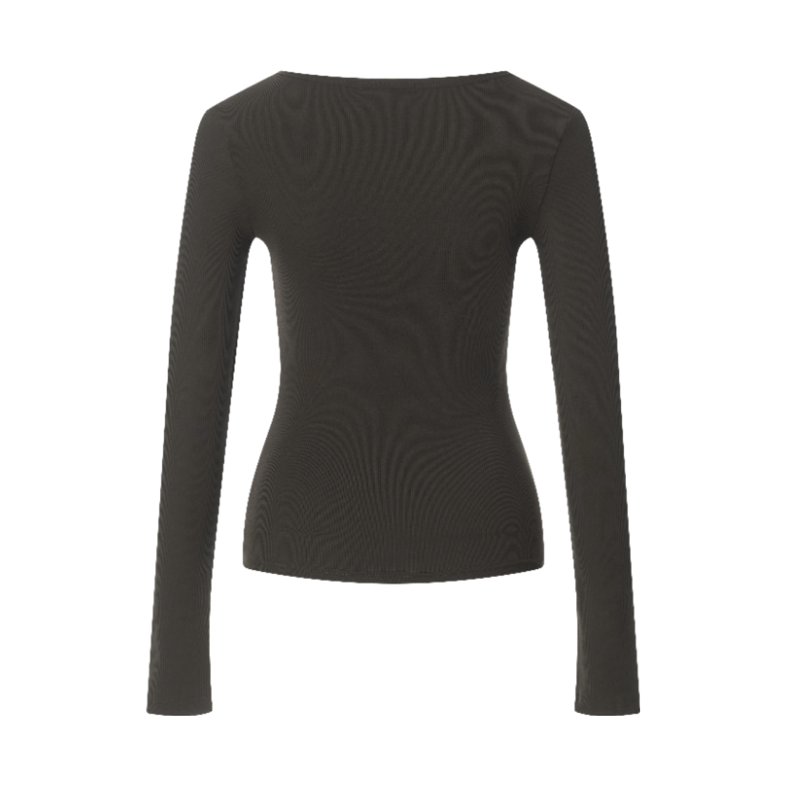 이유씨티 소프트 텐셀 베이직 롱 슬리브 티 - 차콜(EUCT Soft Tencel Basic Long Sleeve Tee - Chacoal) - 2