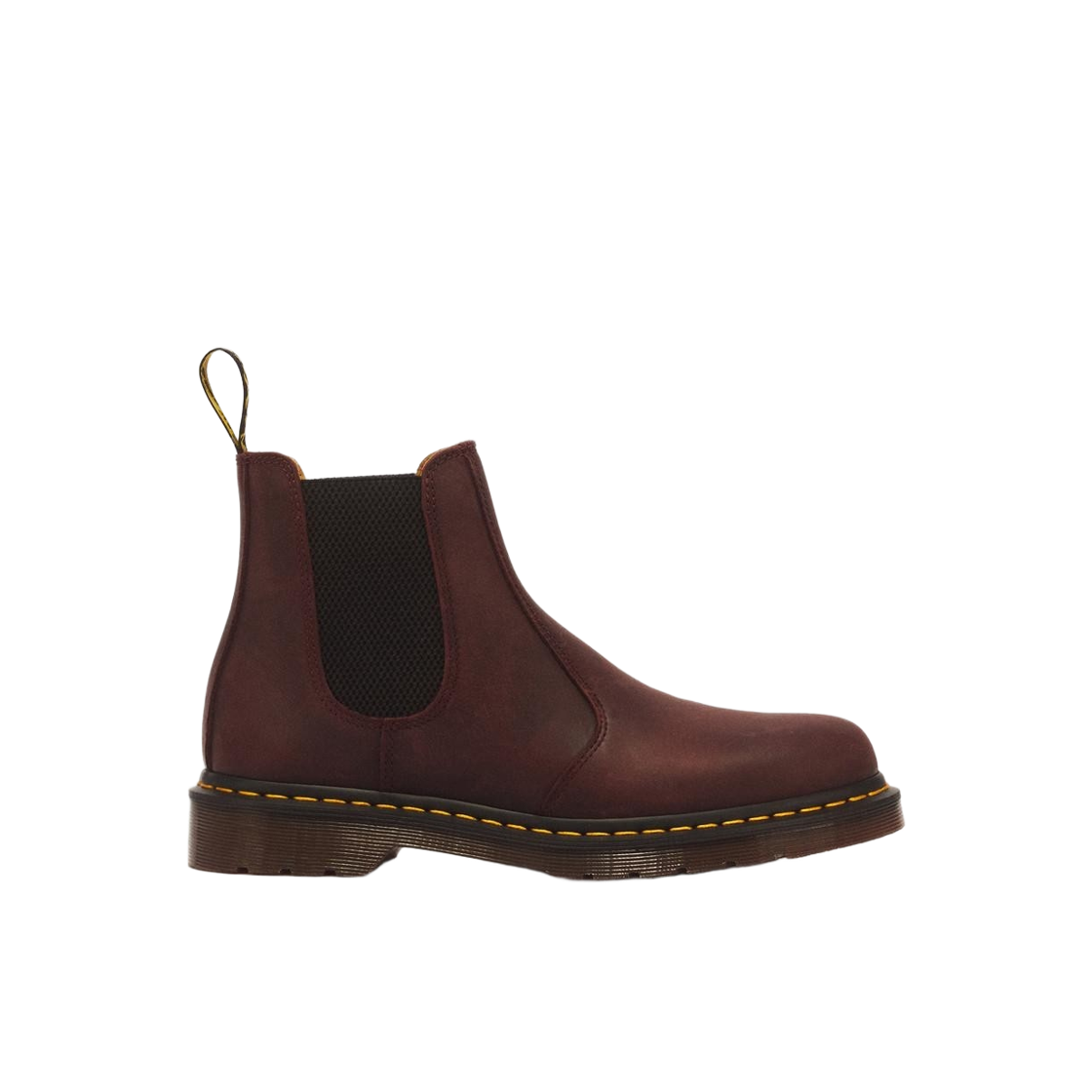 27486600 Dr. Martens 2976 YS Crazy Horse Leather Chelsea Boots Cherry Red