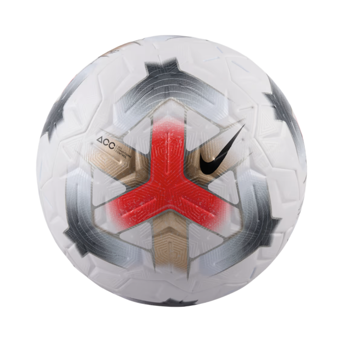 나이키 컨트롤 풋볼 화이트 브라이트 크림슨(Nike Control Football White Bright Crimson) - 2