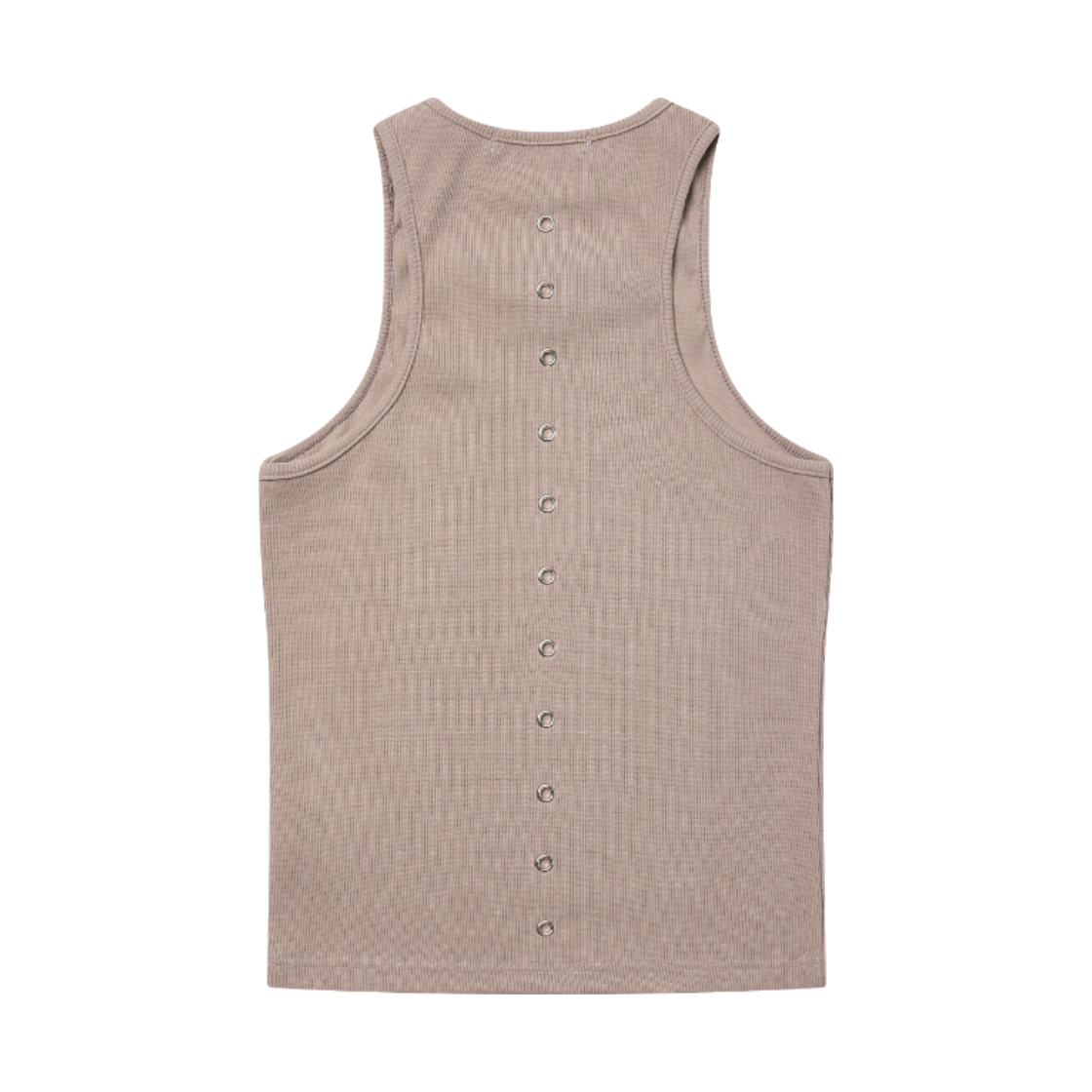 이유씨티 피어싱 아일렛 슬리브리스 - 베이지(EUCT Piercing Eyelet Sleeveless - Beige) - 2