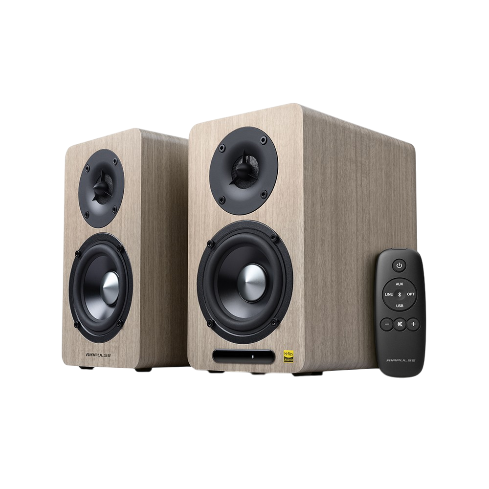 에디파이어 AIRPULSE A60 Hi-Fi 블루투스 스피커 월넛(Edifier AIRPULSE A60 Hi-Fi Bluetooth Speaker - Walnut)