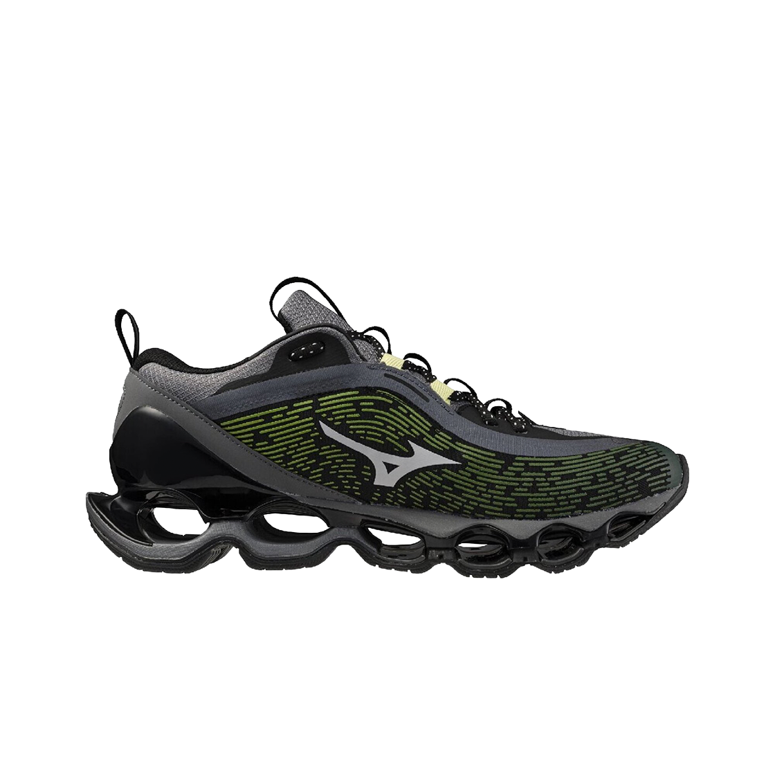 미즈노 웨이브 프로페시 13.2 그린 글로우 클라우드스케이프 콰이어트 셰이드(Mizuno Wave Prophecy 13.2 Green Glow Cloudscape Quiet Shade) - 2