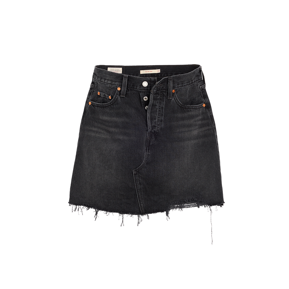 리바이스 디컨스트럭티드 스커트 블랙(Levi's Deconstructed Skirt Black)