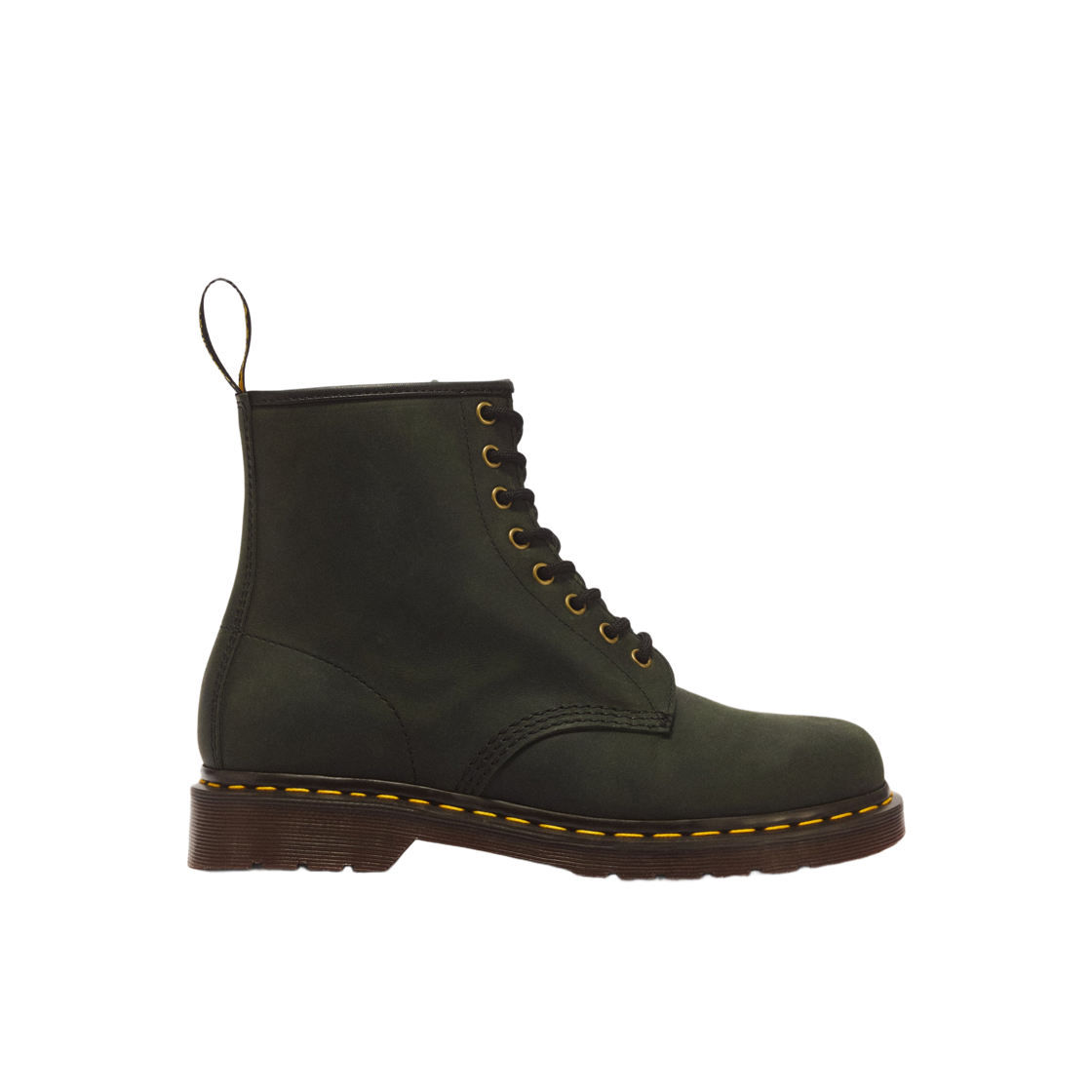 11822300 Dr. Martens 1460 Crazy Horse Leather Boots Green