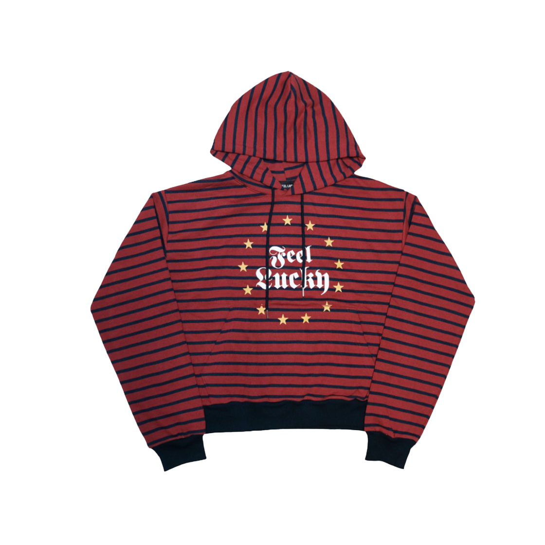 아이필럭키 럭키 스트라이프 후디 레드(I FEEL LUCKY Lucky Stripe Hoodie Red) - 1