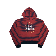 I FEEL LUCKY Lucky Stripe Hoodie Red