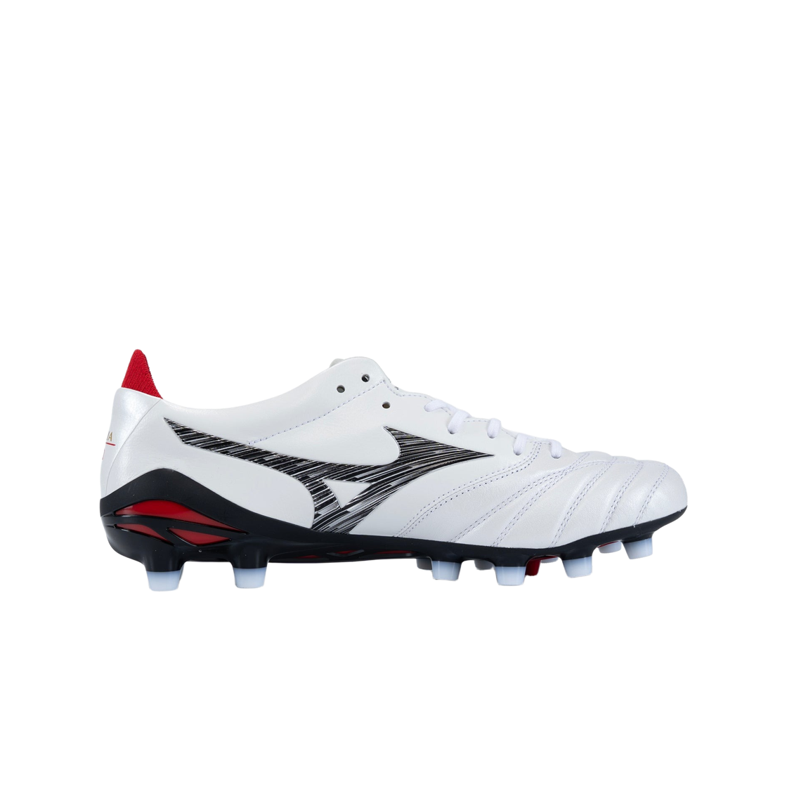 P1GA268009 Mizuno Morelia Neo V Japan Super White Pearl Black