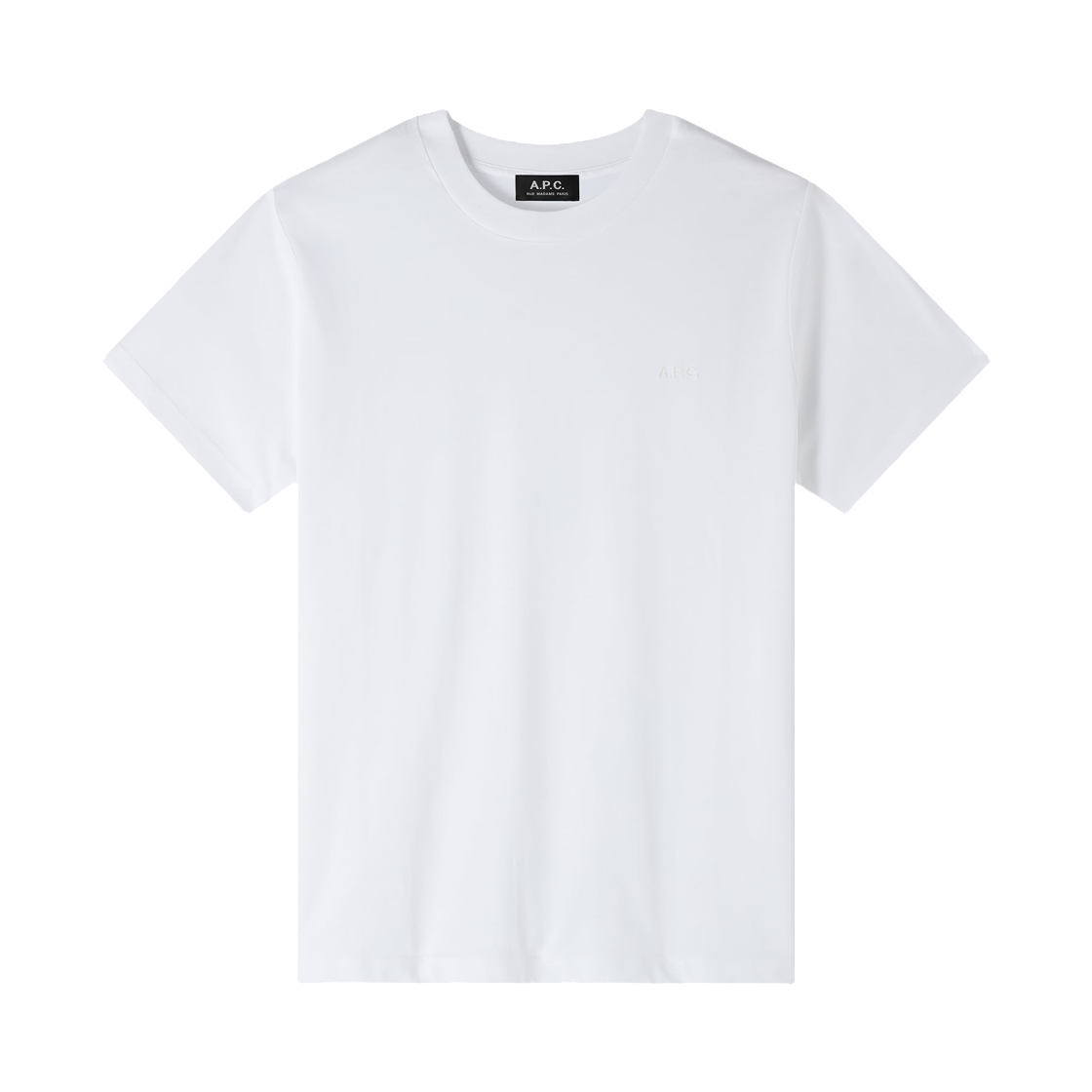 COHBW-M26392-AAB A.P.C. Standard A.P.C. Brode T-Shirt Blanc
