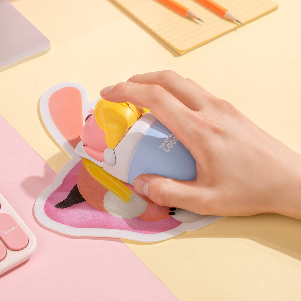 로이체 잔망루피 저소음 멀티페어링 휴대용 블루투스 무선 피규어 마우스(Royche Zanmang Loopy Silent Multi-Pairing Portable Bluetooth Wireless Figure Mouse) - 2