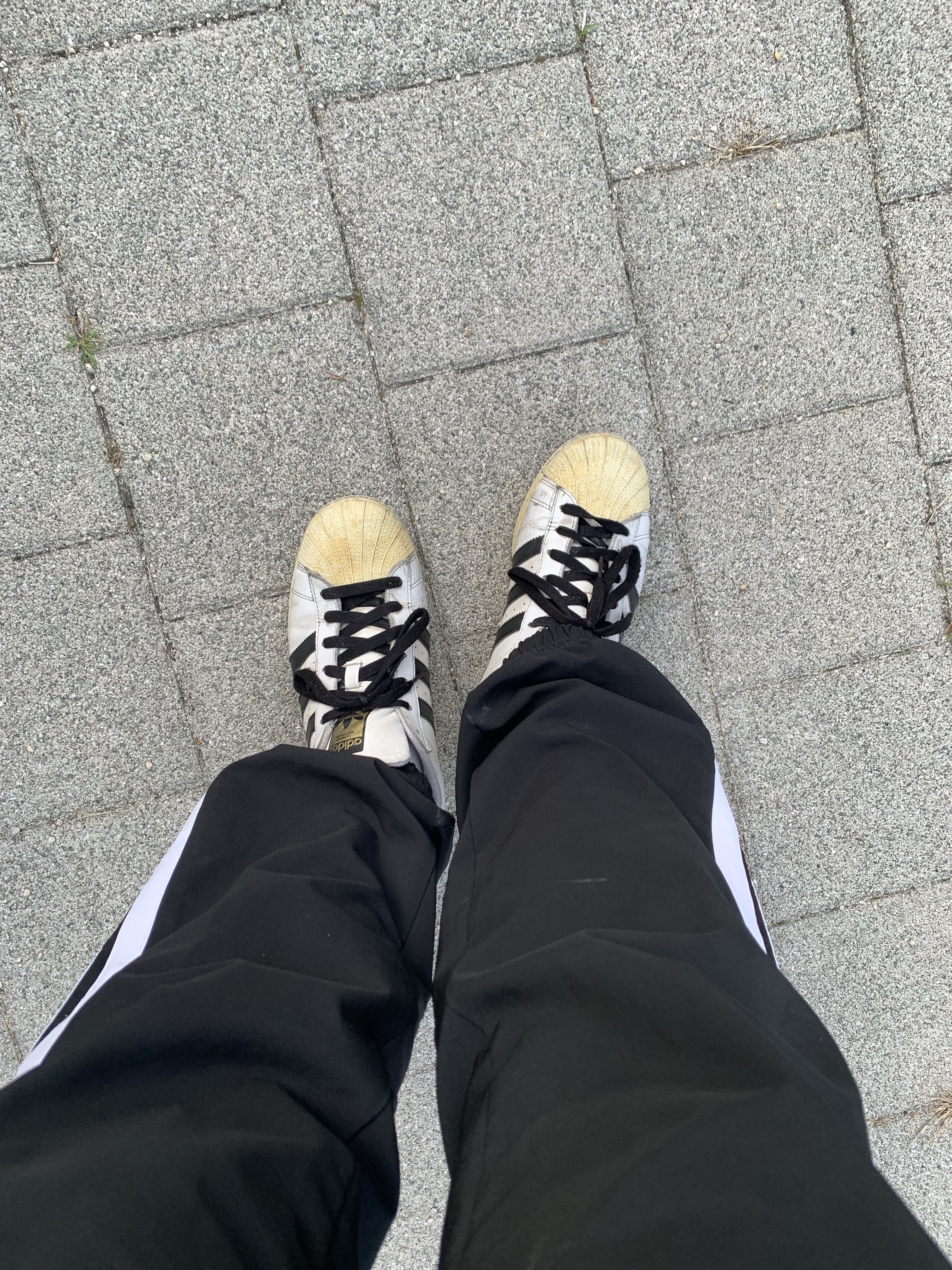 Adidas Superstar White Black 착용 스타일 - 3