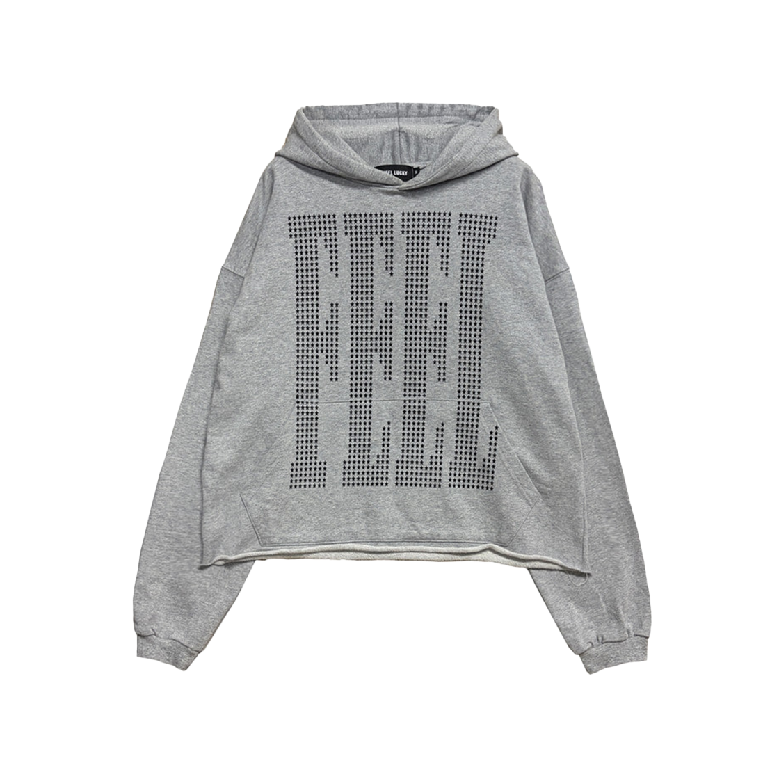 a45 I FEEL LUCKY Feel Star Hoodie Gray