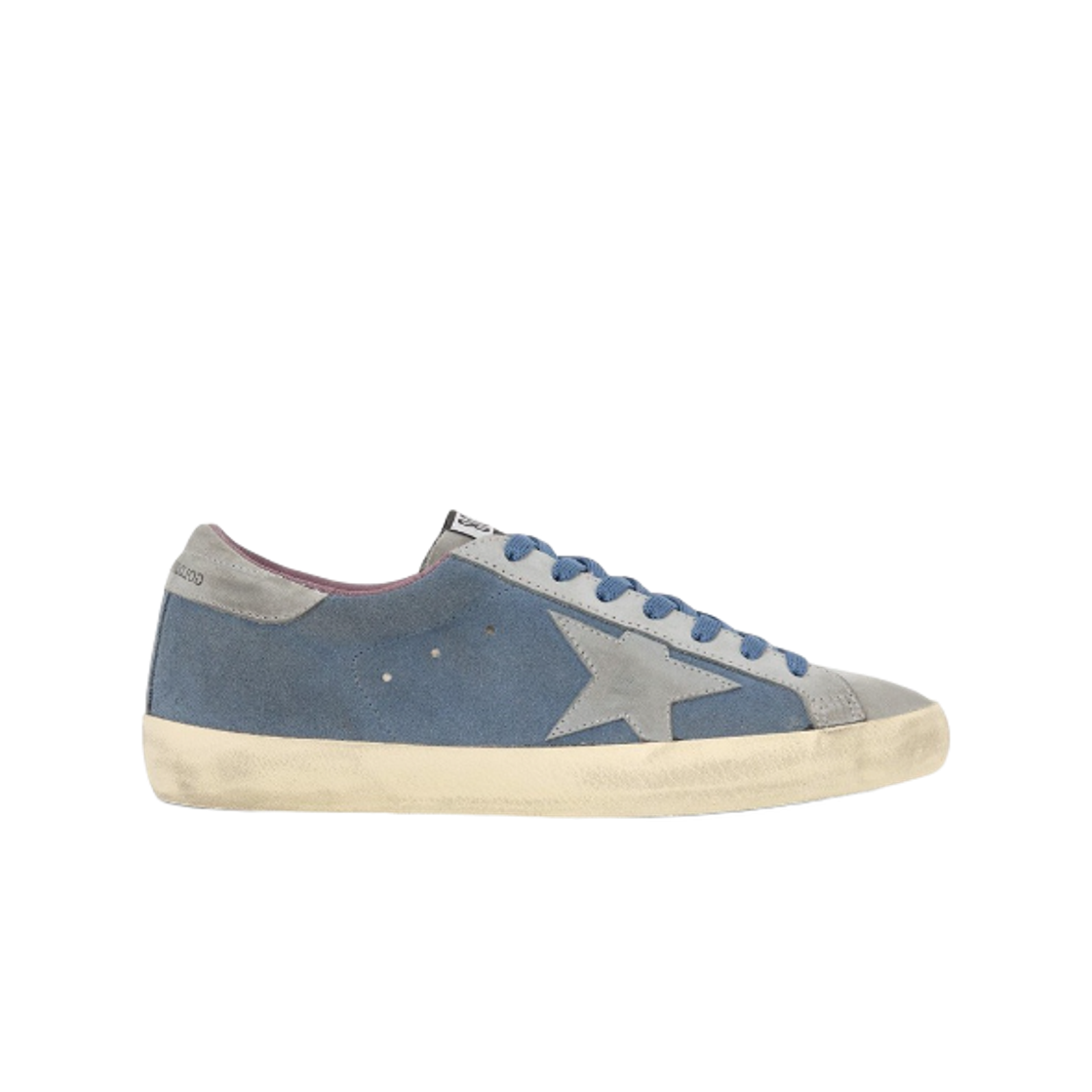 GMF01002-F008749-51135 Golden Goose Superstar Leather Sneakers Blue