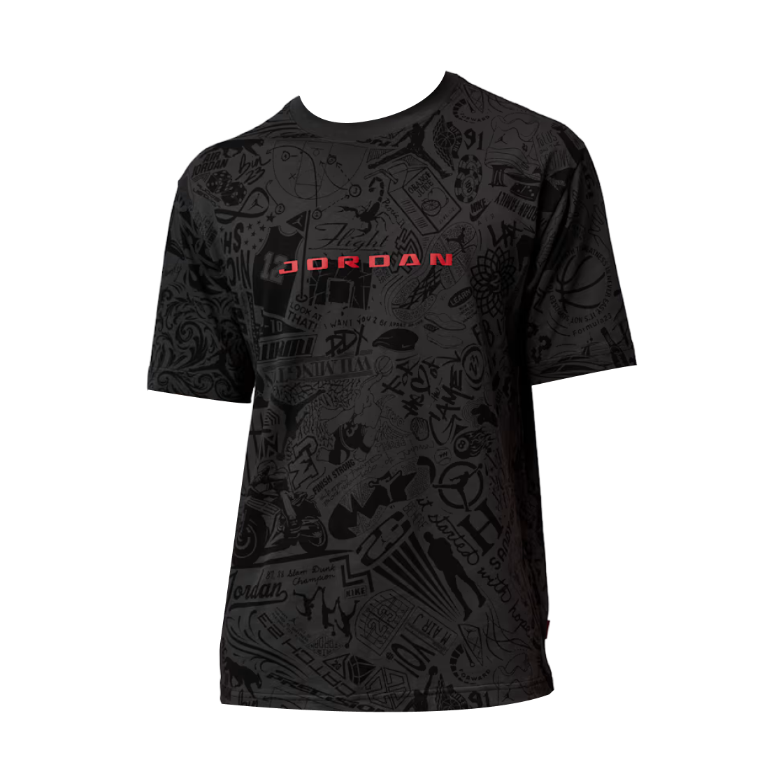 IM9994-010 Jordan Brooklyn T-Shirt Black University Red (IM9994-010)