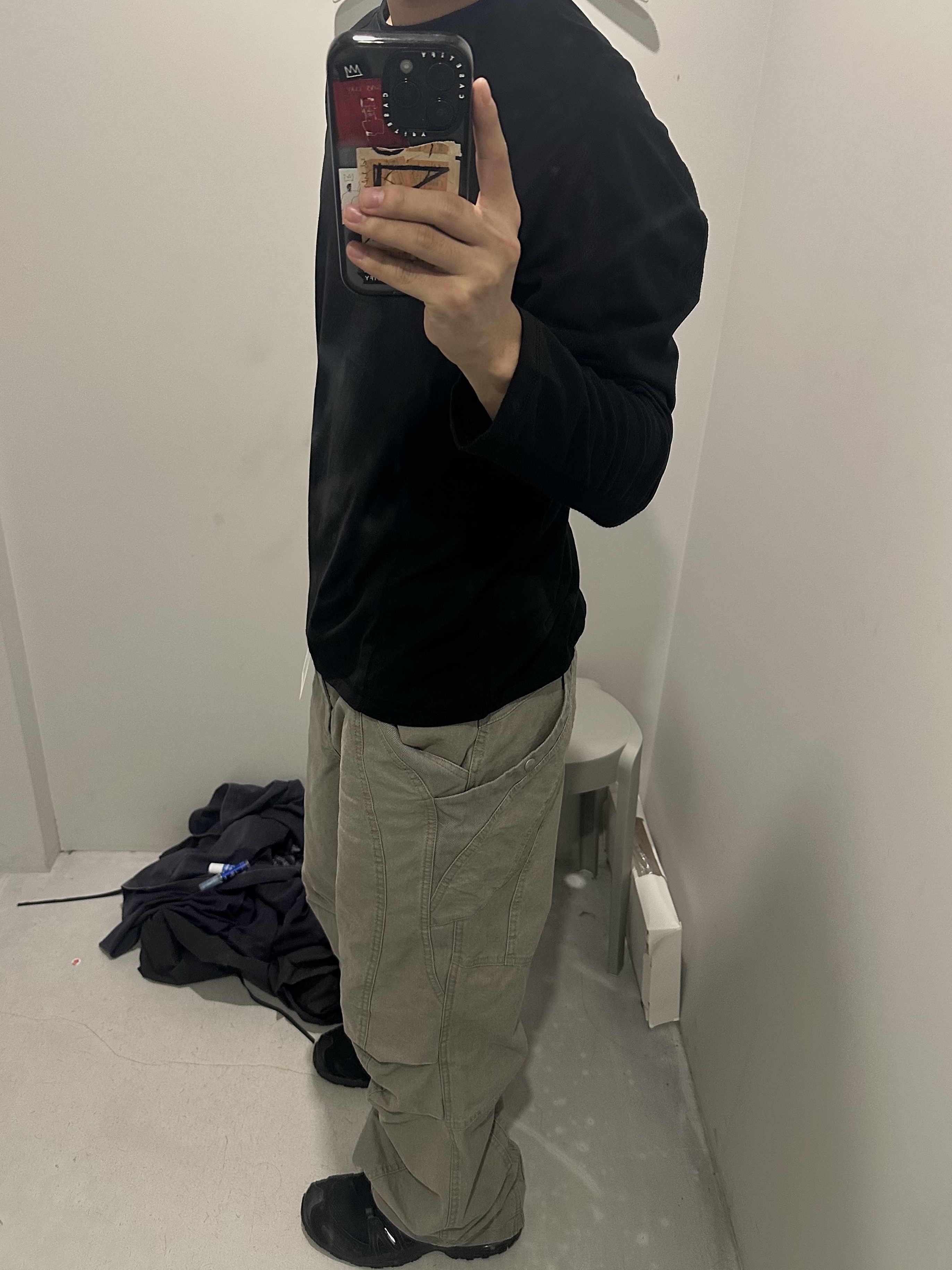 Ignota Core:15 Mesh Long Sleeve Black, IGNOTA Core:14 Seed Pocket Pants Sand 착용 스타일
