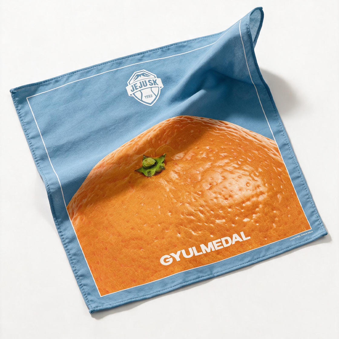 제주SK FC X 귤메달 리얼 귤 반다나(JEJU SK FC X GYULMEDAL Real Tangerine Bandana) - 2