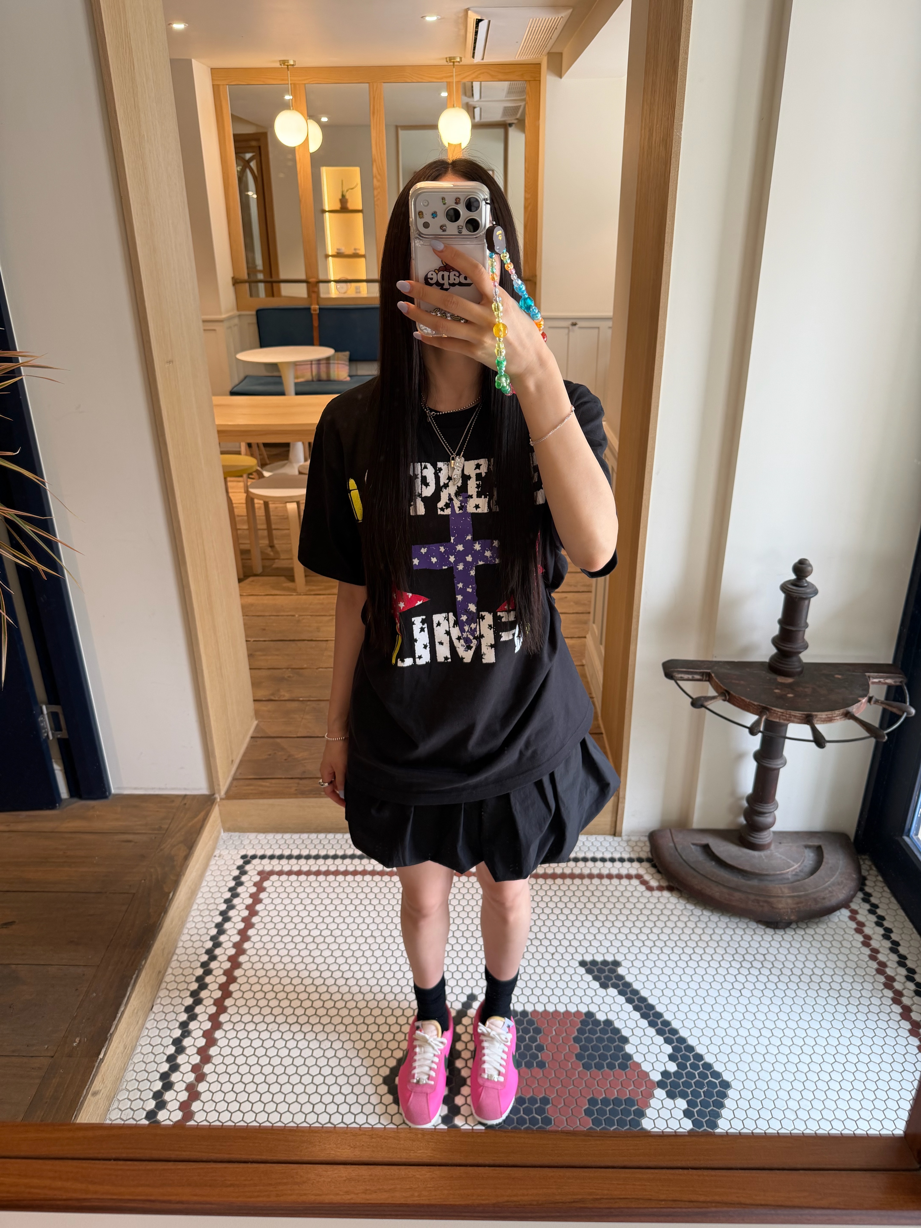 Supreme FML T-Shirt Black - 26SS, Hysteric Glamour You Pay Necklace Silver 착용 스타일