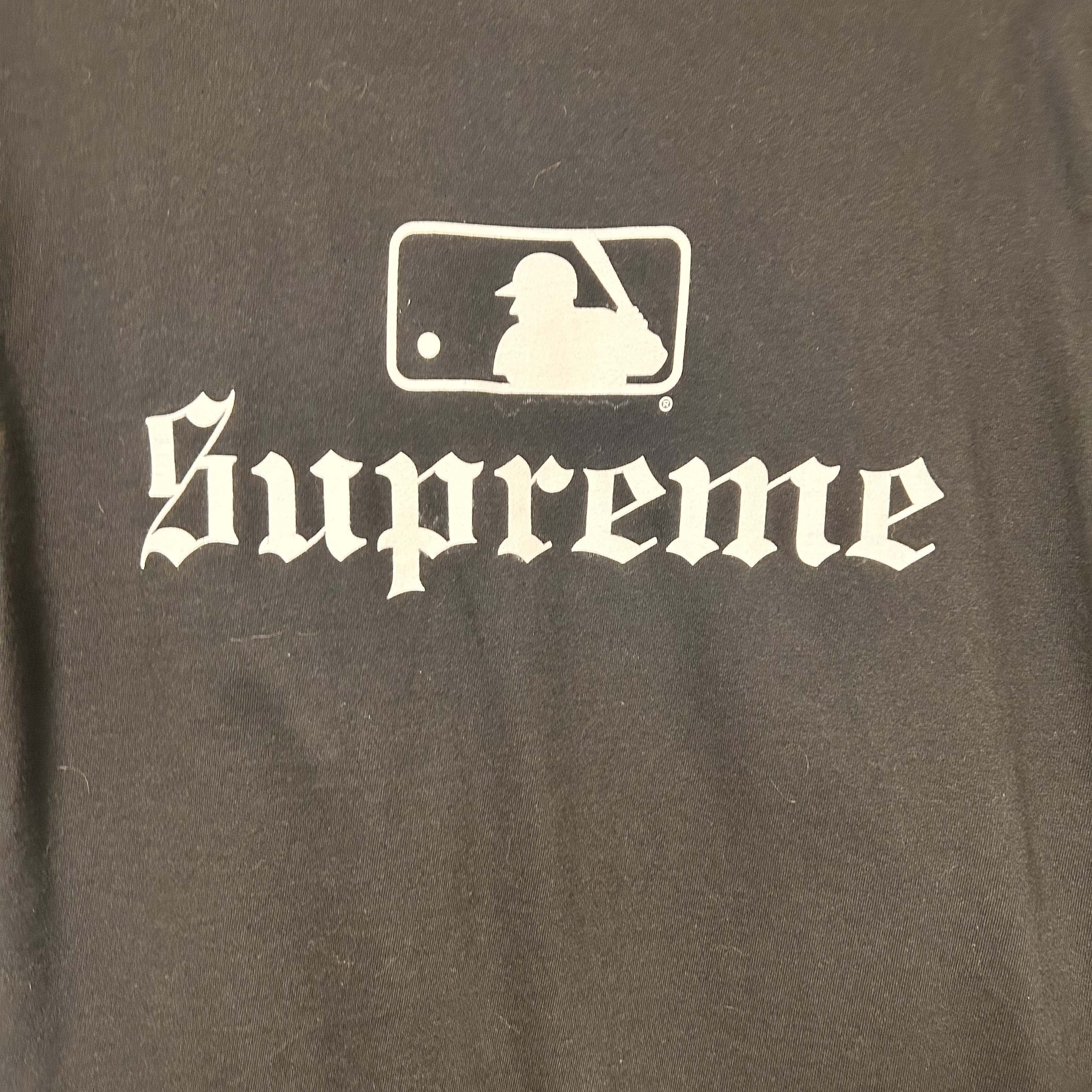Supreme x MLB Teams T-Shirt Black - 25FW 착용 스타일 - 2