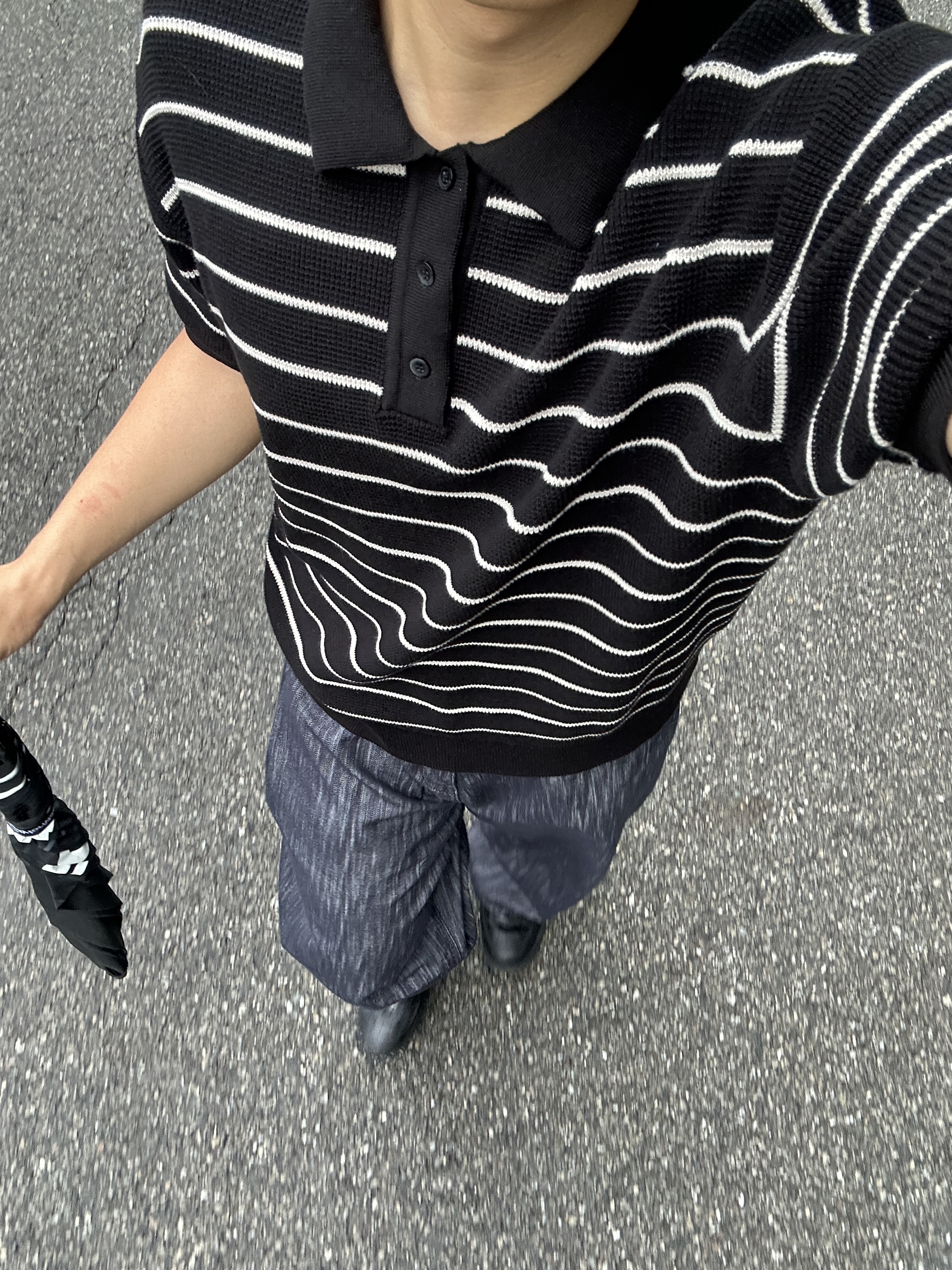 Nike x Supreme Air Force 1 Low Black 착용 스타일
