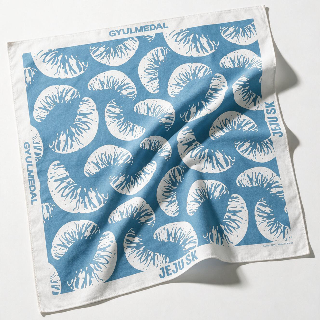 제주SK FC X 귤메달 패턴 귤 반다나(JEJU SK FC X GYULMEDAL Pattern Tangerine Bandana) - 2