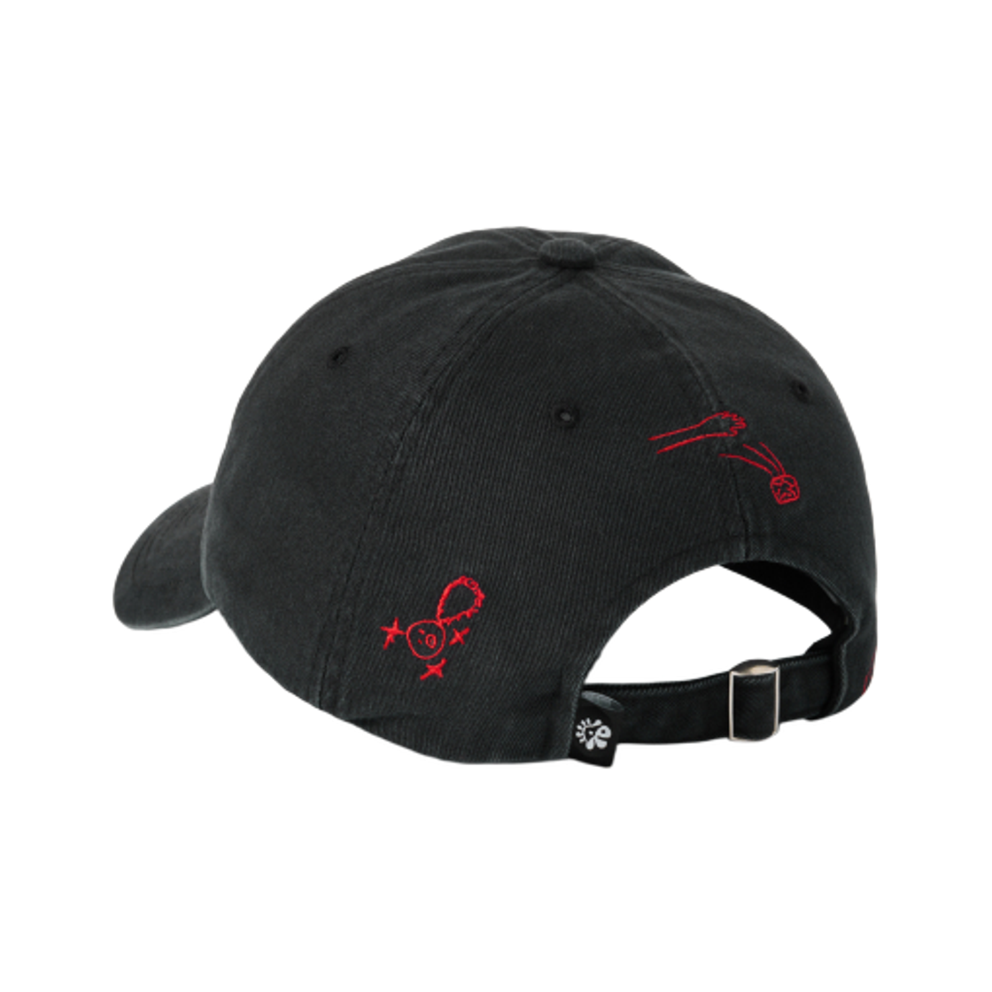 코르티스 2026 투어 풋 유어 폰 다운 볼캡 블랙 레드 버전(CORTIS 2026 Tour Put Your Phone Down TOUR Ball Cap Black Red Ver.) - 2