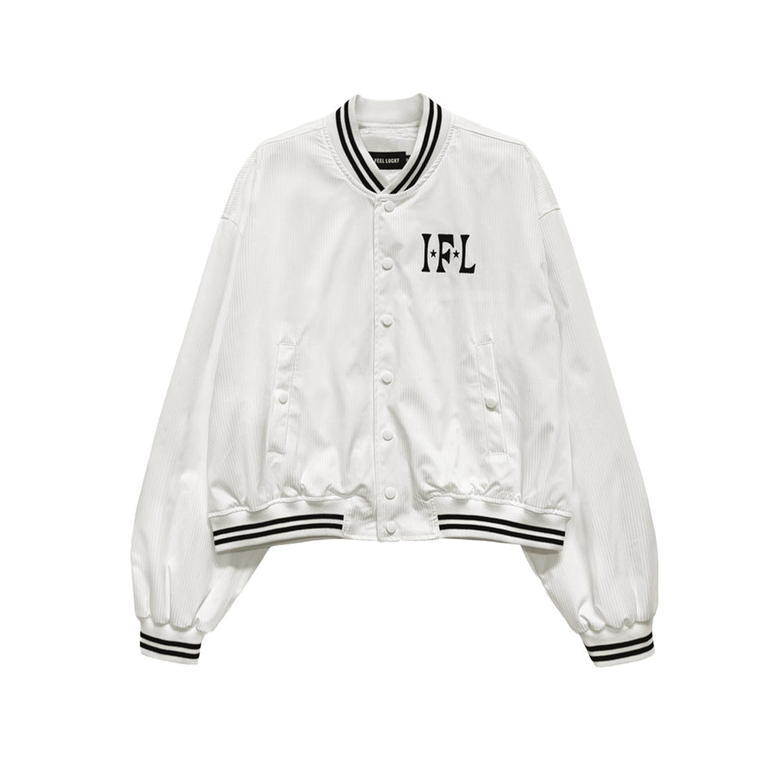 아이필럭키 IFL 유니콘 스타디움 자켓 크림(I FEEL LUCKY IFL Unicorn Stadium Jacket Cream) - 1