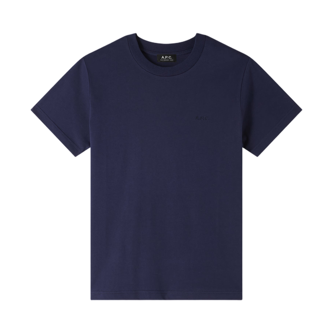 COHBW-M26392-IAK A.P.C. Standard A.P.C. Brode T-Shirt Dark Navy