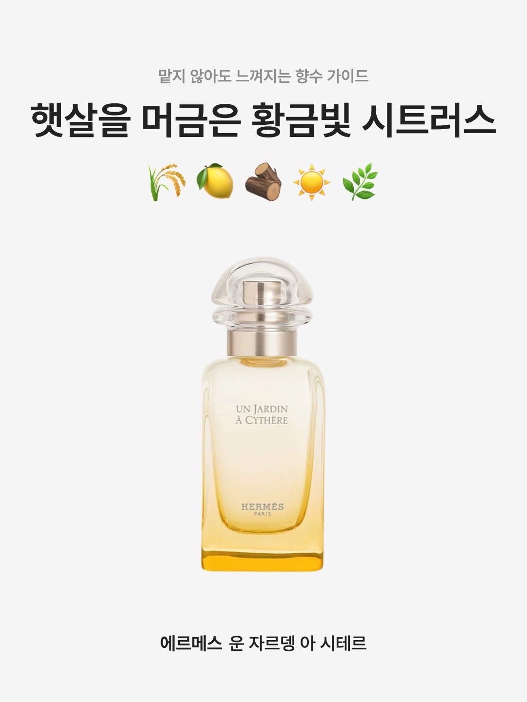 Hermes Un Jardin a Cythere Eau De Toilette 50ml, Hermes Un Jardin a Cythere Eau De Toilette 30ml 착용 스타일 - 1