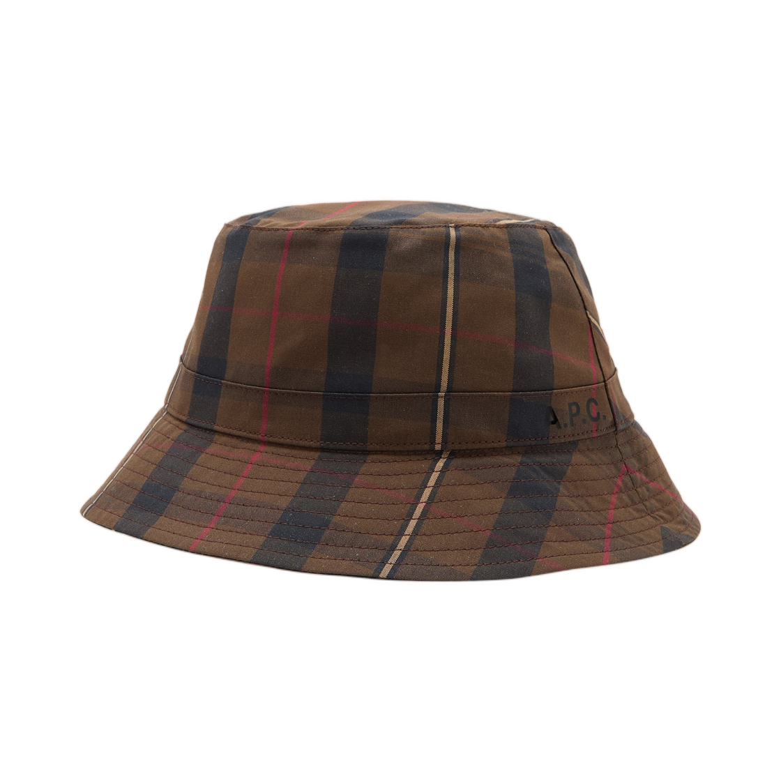 COHKY-M24096-CAA A.P.C. Mark Bucket Hat Marron