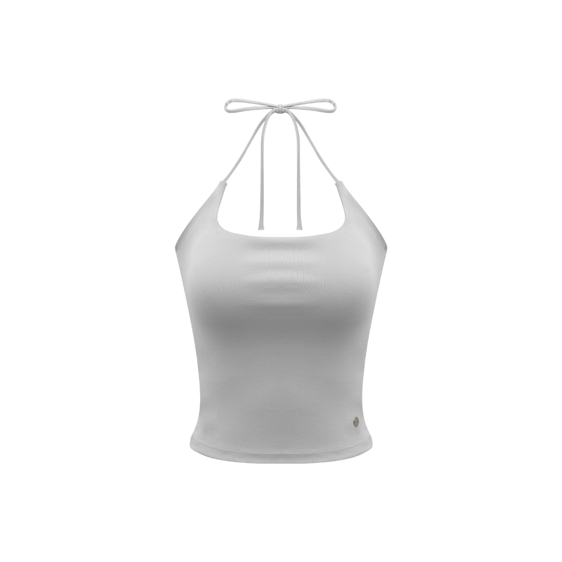도로시와 풀샷몰드 홀터 스트랩 캡나시 - 화이트(Dorosiwa Full-Shot Halter Strap Cap Sleeveless - White)
