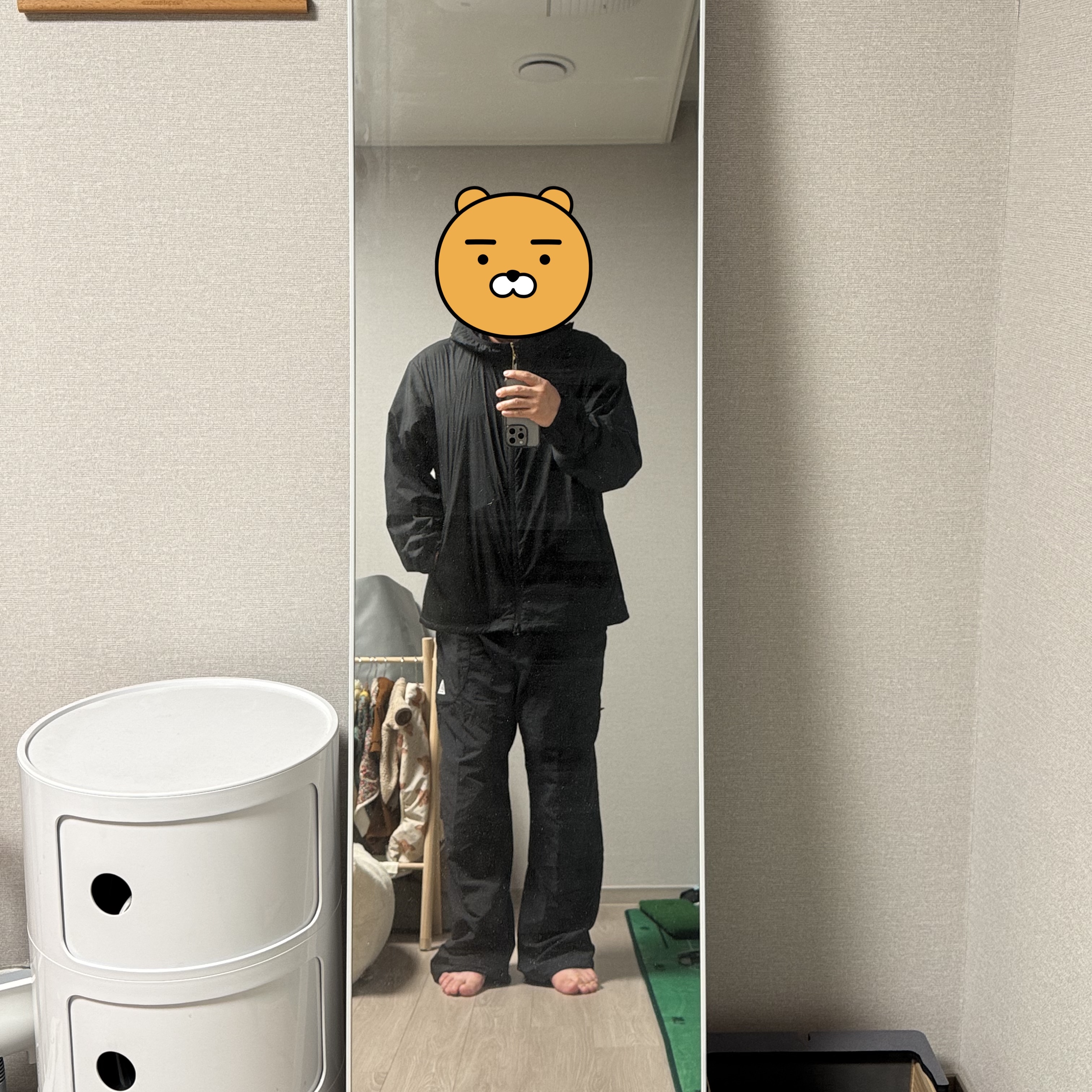 Salomon Modisay Aero Black, Nike ACG Dolomiti Pants Black Summit White - Asia 착용 스타일 - 1