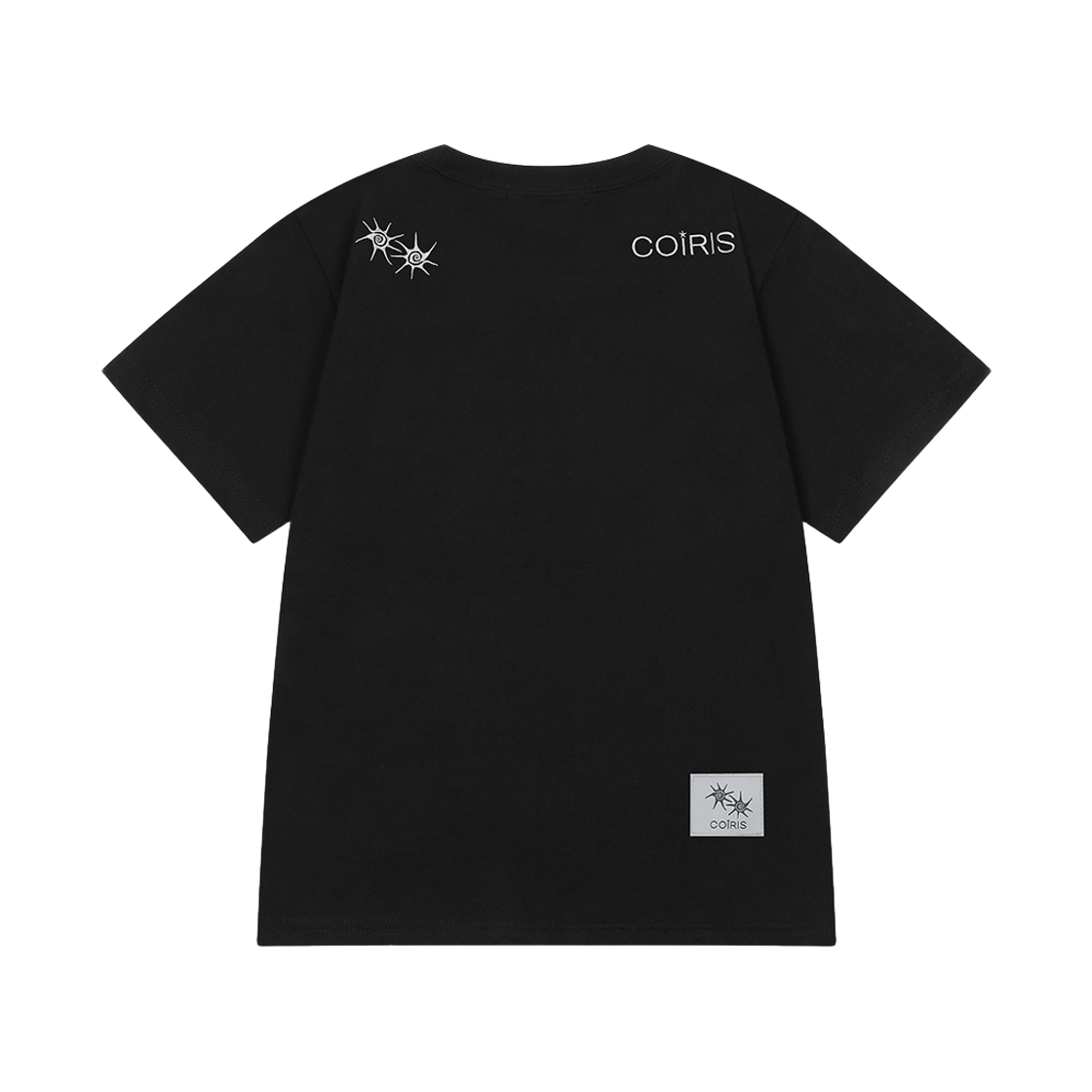 코이리스 라베오 도트 아플리케 로고 코튼 반팔 티 블랙(Coiris Laveo Dot Applique Logo Cotton Half T Black) - 2