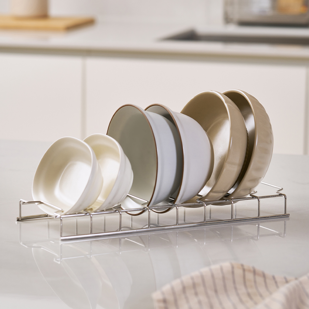 바겐슈타이거 스텐 304 밥그릇 국그릇 정리 리노르 랙(Wagensteiger 304 Stainless Steel Rinor Bowl Organizer Rack) - 2