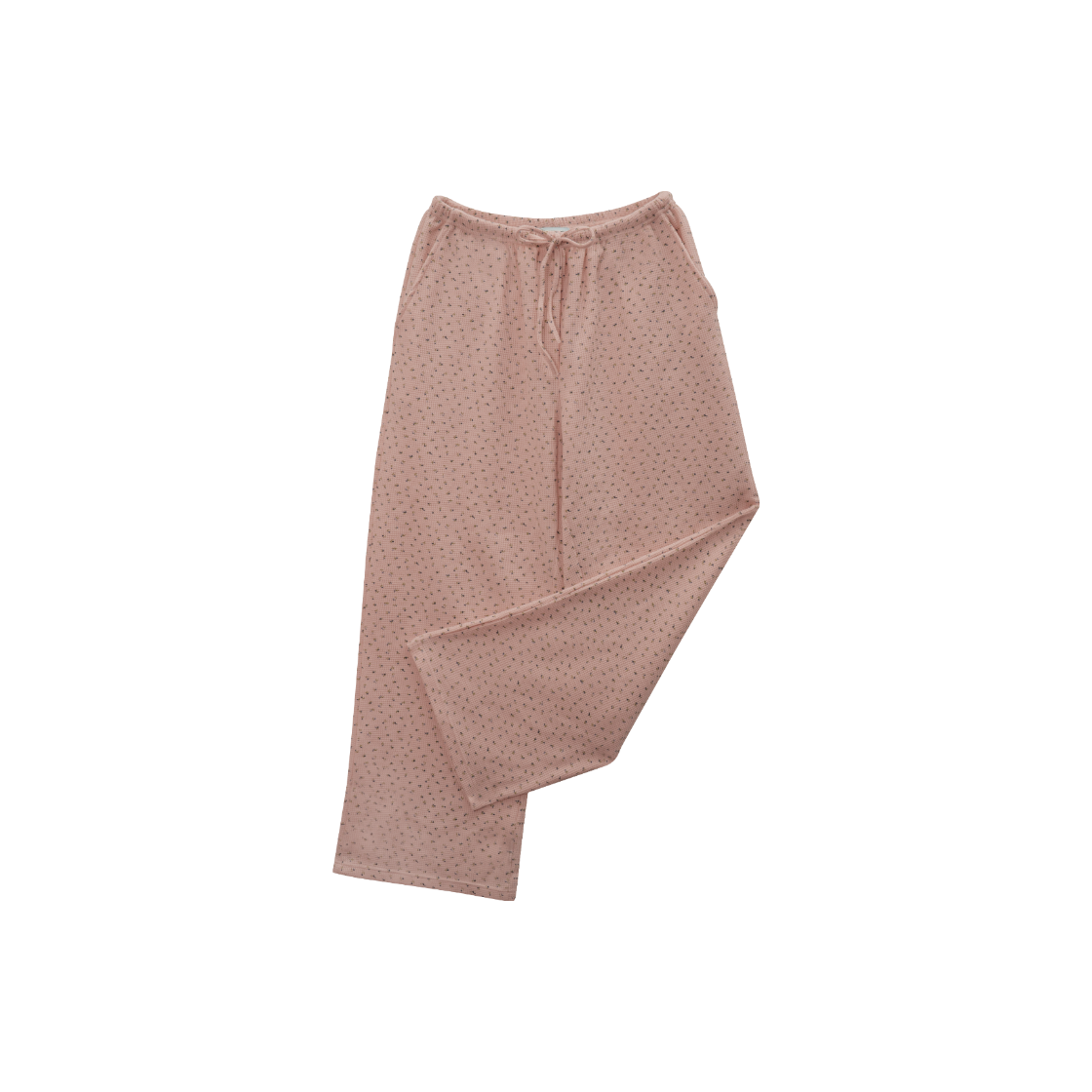 DW-PJB-26S-01_PI Dorosiwa Flower Waffle Pants - Pink