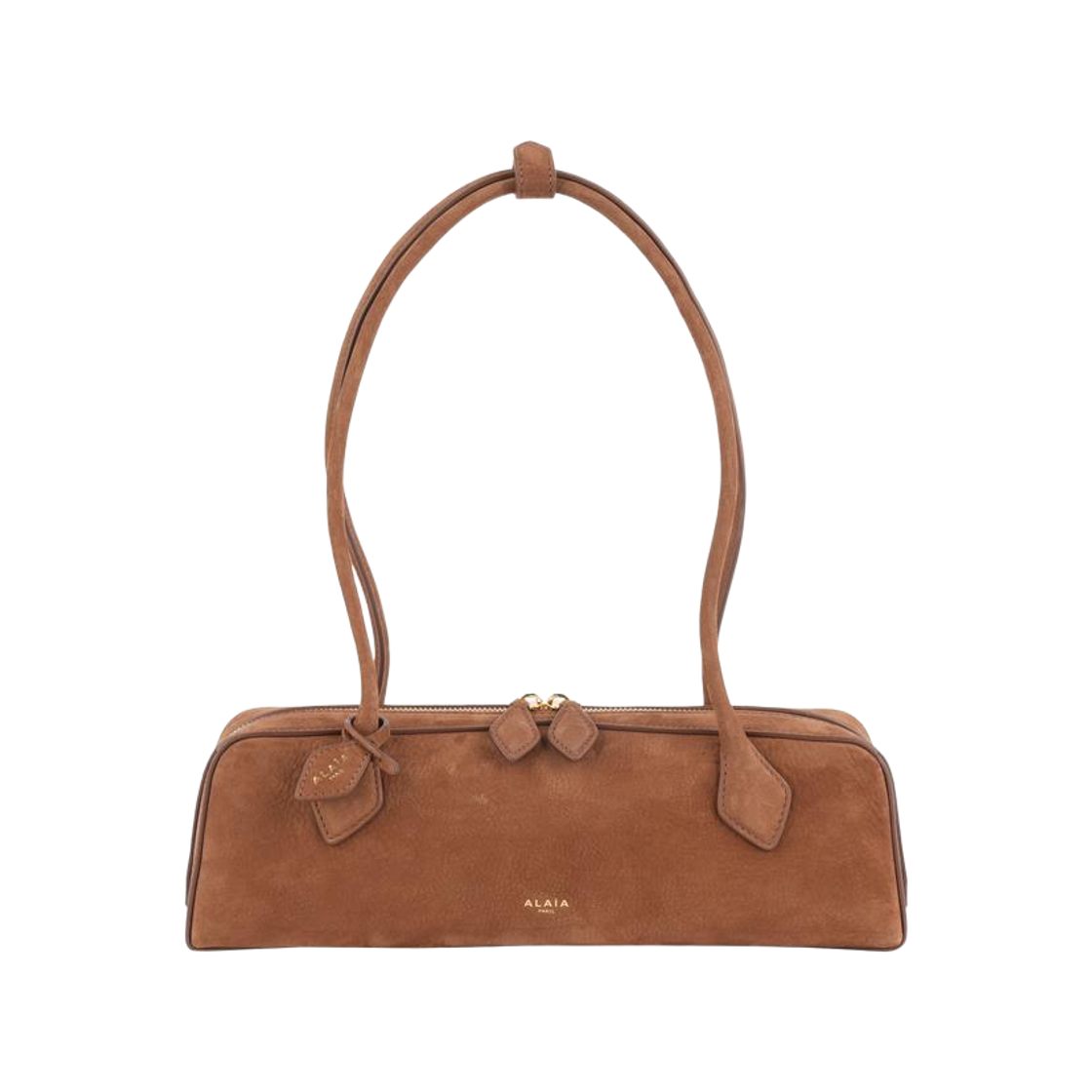 AA1S06033 CA214 731 [25% 쿠폰] [12% 쿠폰] Alaia Le Teckel Medium Leather Shoulder Bag Brown