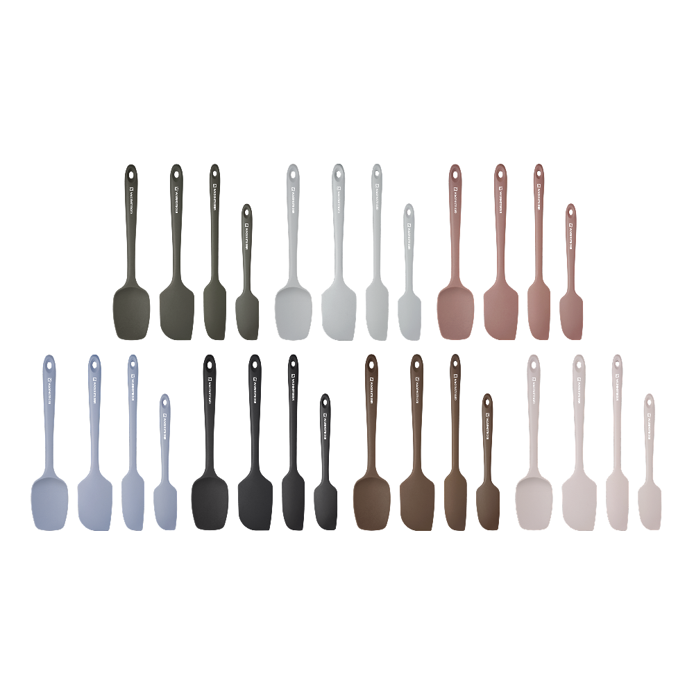 WA0850_1 Wagensteiger Dex4 Platinum Silicone Spatula 4-Piece Set Series