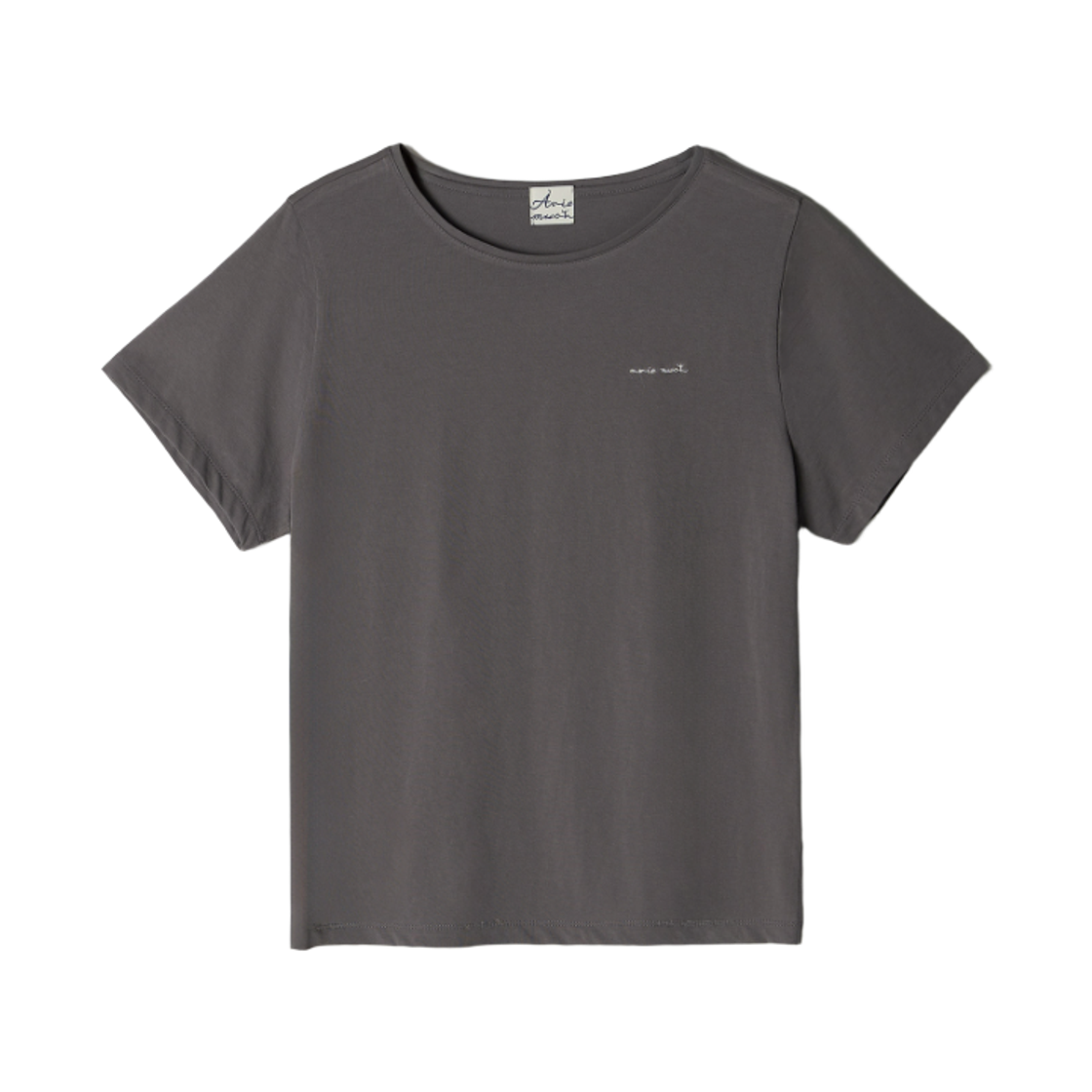 - (W) Aviemuah Essential Organic Cotton T-Shirt Grey