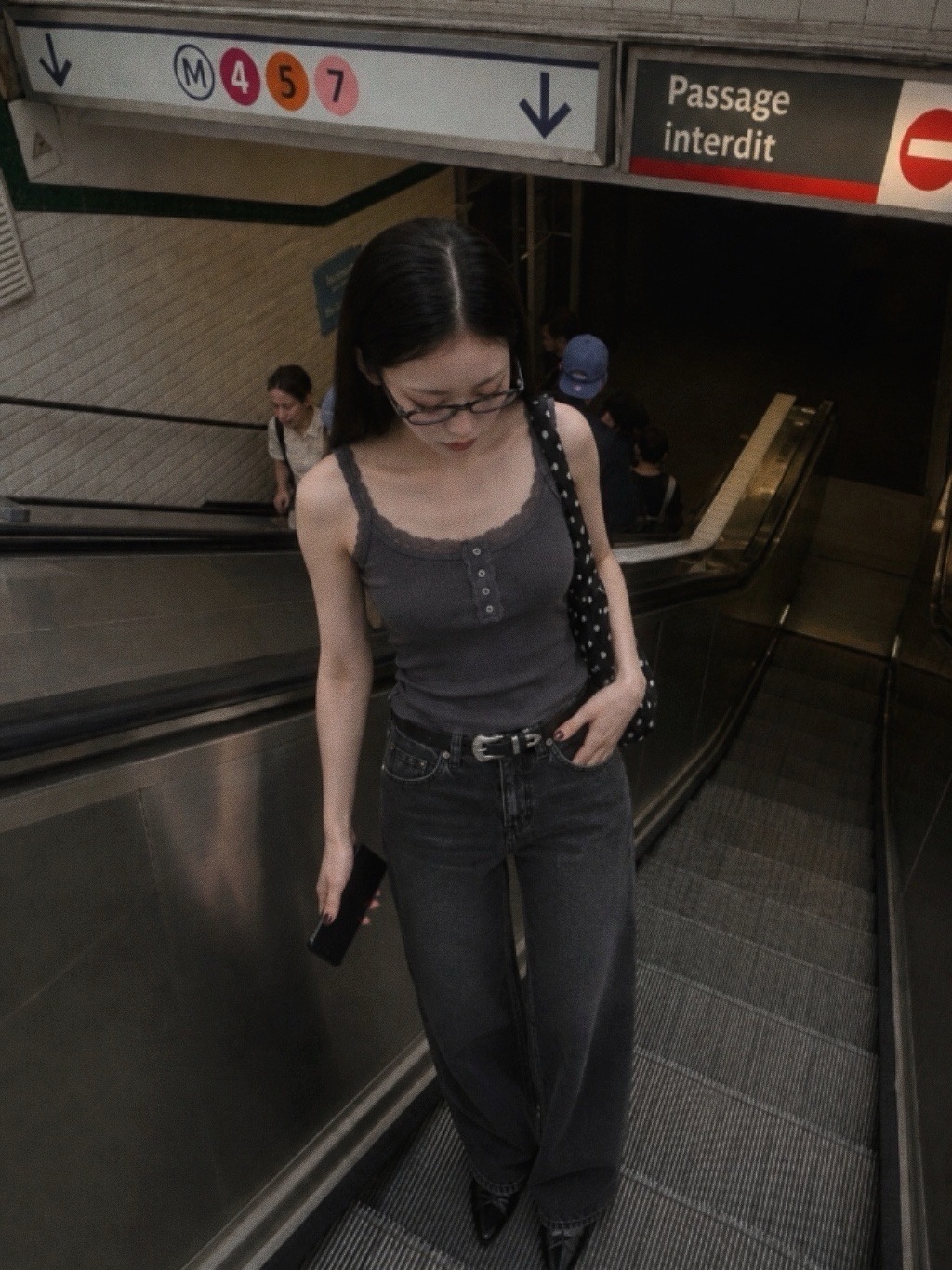 Toga Too Metal Buckle Belt Black - 26FW 착용 스타일 - 1