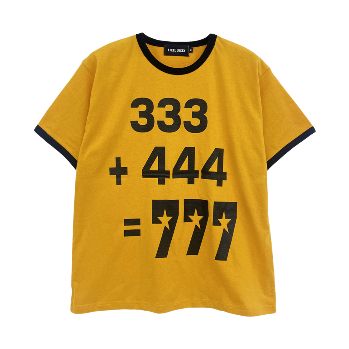아이필럭키 에듀케이션 티셔츠 옐로우(I FEEL LUCKY Education T-Shirt Yellow) - 1