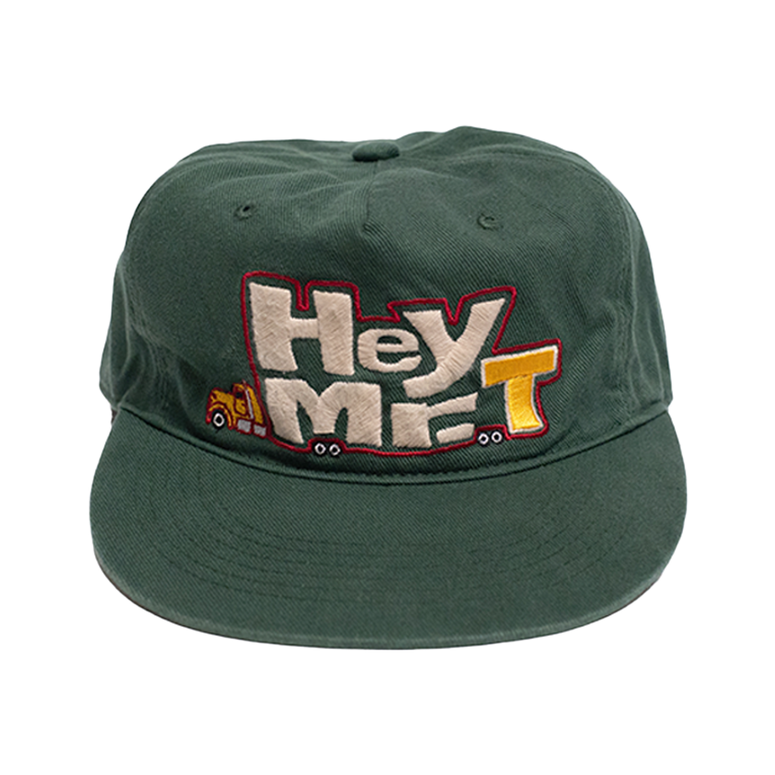 260001-004 HEY! MR.TRUCKER Safe Truck 5panel Cap Dark Green