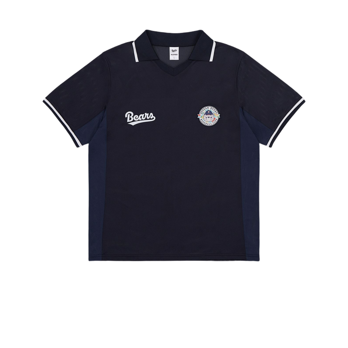두산 베어스 x 무신사 칼라 저지 네이비(Doosan Bears x Musinsa Collar Jersey Navy)